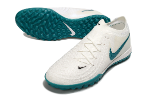 ללא גרב - נעלי קטרגל נייק Nike Mercurial Superfly GX לבן-טורקיז