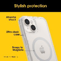 כיסוי OtterBox Symmetry ל- iPhone 15 Pro תומך ב MagSafe צבע שקוף