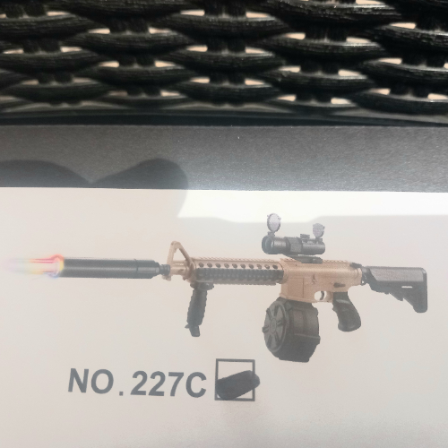 רובה ג'ל אוטומט סוללה נטענת -  Gel blaster M16 MUSTECO  227C