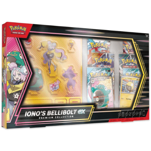 Pokemon TCG: Iono’s Bellibolt ex Premium Collection קלפי פוקימון מקוריים מארז איונו