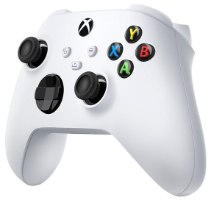 בקר משחק אלחוטי Microsoft Xbox Series-X 2023 – בקר לבן במבט חזיתי-עליון