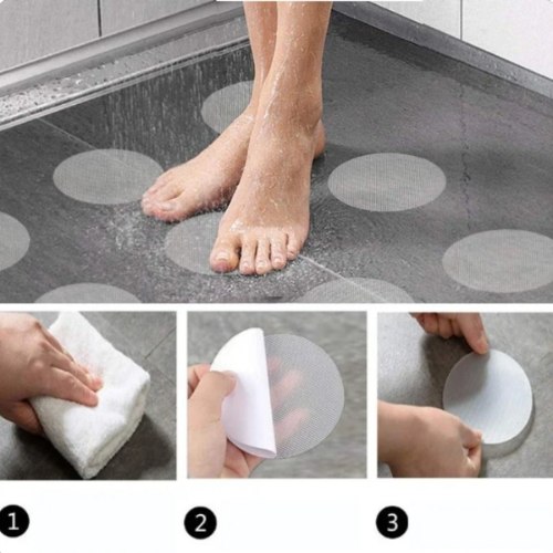 מדבקות רצפה למניעת החלקה במקלחת