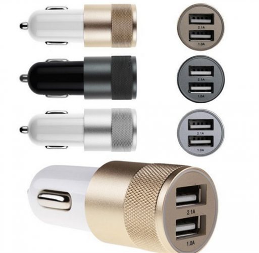 מטען אוניברסאלי usb כפול לרכב