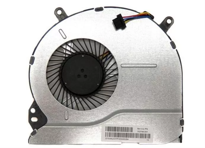 מאוורר למחשב נייד HP Pavilion Sleekbook 14 15 Series Laptop CPU Cooling Fan 702746-001