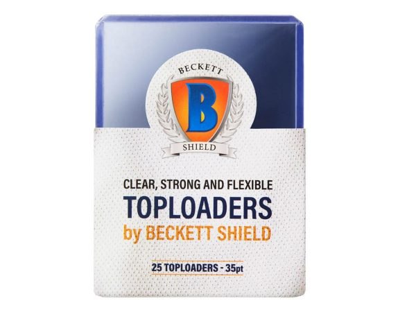 מארז 25 יח' טופלואדרים מגן קשיח Beckett Shield: Toploaders 35pt (3" x 4") Pack