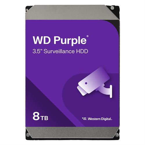 דיסק קשיח פנימי לנייח WD 8TB Purple 5400rpm 256MB 3.5 SATA III