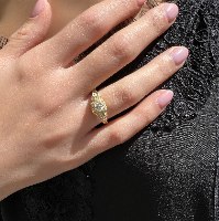 טבעת יהלומים דגם שלי|0.60 קראט