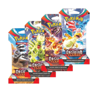 Pokemon TCG: Scarlet&Violet 3 Obsidian Flame Sleeved Booster פוקימון מקוריים סליב בוסטר סקרלט ויולט