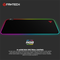 משטח גיימינג לעכבר FANTECH MPR800s Black FIREFLY RGB