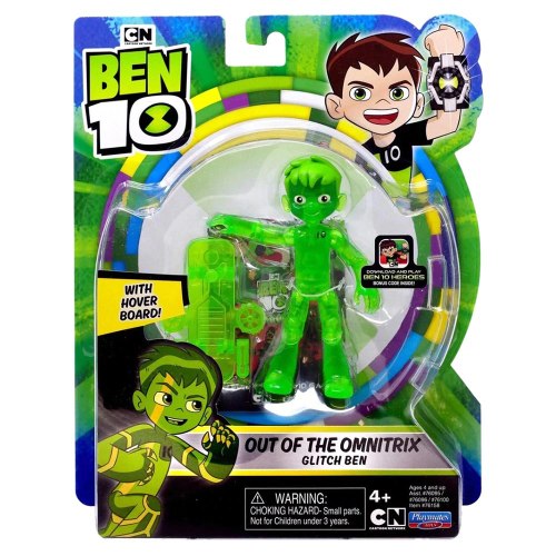 בן 10 - דמות בסיסית זוהרת  - Ben 10 GLITCH BEN