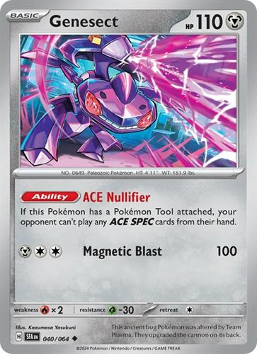 קלף בודד single פוקימון - genesect - Shrouded Fable - 040/064