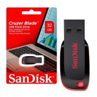 זיכרון נייד\התקן איחסון SanDisk - נפח 32GB - צבע שחור