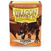 נחושת - סליבים מגנים Dragon Shield Matte לקלפים סטנדרטיים  – 100 יחידות | מגוון צבעים לבחירה