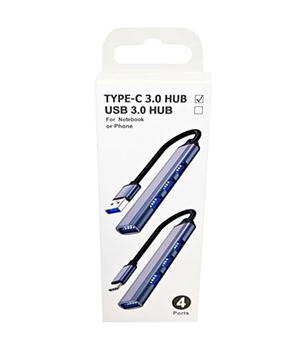 מפצל Type-C to 4xUSB3.0 HUB