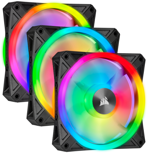 CORSAIR ICUE QL120 RGB 120MM PWM SINGLE FAN 3 PACK