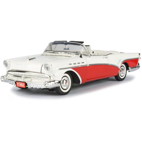 מוטורמקס דגם 1:18 ביואיק רודמאסטר Buick Roadmaster 1957 – דגם אספנות איכותי | Motormax