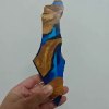 דגם 7 - בית מזוזה יוקרתי אומנותי מעץ ואפוקסי במבחר גוונים ודגמים