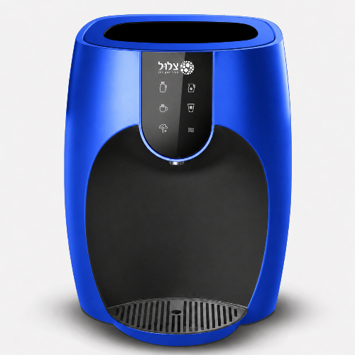 בר מים מתקדם של חברת צלול ONE Touch We - גוף חימום 800W עם מסך מגע - וואן טאץ' ווי בצבע כחול שחור