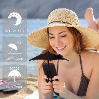 זוג מטריות לכיסוי הטלפון בשמש PhoneBrella