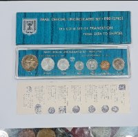 סדרת מטבעות ישראל רגילים- מלירה לשקל תש"ם- שנת 1980, החברה הממשלתית למדליות ולמטבעות