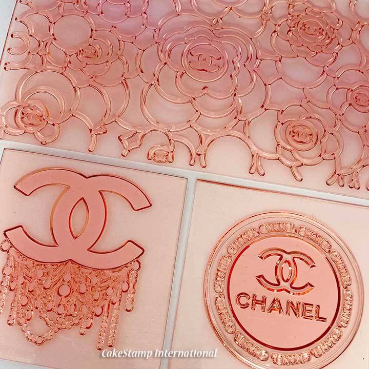 Chanel Embossed Stamp To Chocolate And Fondant Use