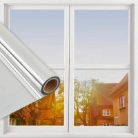 גליל מדבקת מראה רפלקטיבית לפרטיות הצללה והגנה מהשמש לחלונות