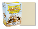 Ivory - Dragon Shield Matte Sleeves Standard סליבים לשמירה על קלפים בכל הצבעים 100 יחידות