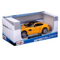 דגם מכונית מרצדס - Maisto 1:24 Mercedes-Benz AMG GT YELLOW