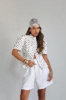 חולצת ג'קט נקודות