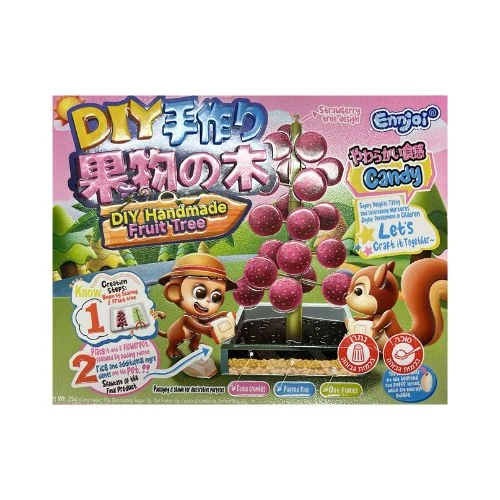 ערכה DIY להכנת ממתק בצורת עץ פירות 🌳🍊🍋 25 גרם