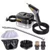 שחור - מכשיר ניקוי בקיטור ביתי רב עוצמה 2500W Powerful steam
