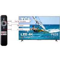 טלוויזיה חכמה 43" TCL 4K דגם 43P635