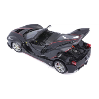 דגם מכונית פרארי ספורט שחורה - Bburago Ferrari Laferrari Aperta 1:24