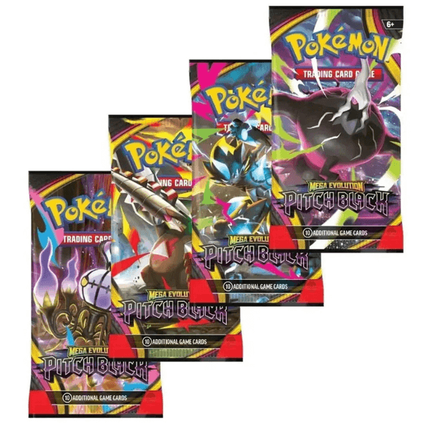 Pokemon TCG:Mega Evolution Pitch Black 05 Booster Pack קלפי פוקימון מקוריים חבילת בוסטר
