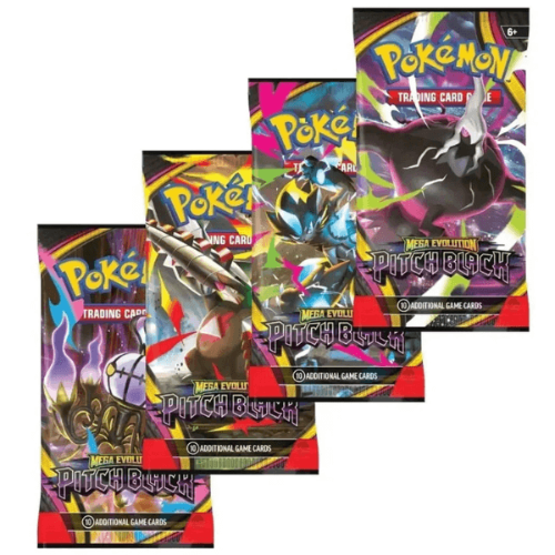 Pokemon TCG:Mega Evolution Pitch Black 05 Booster Pack קלפי פוקימון מקוריים חבילת בוסטר