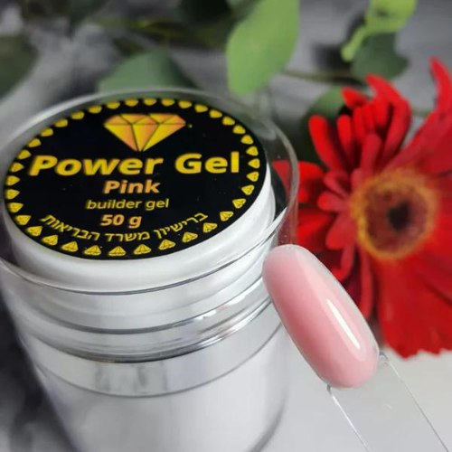 ג'ל בניה ורוד POWER GEL BUILDER GEL PINK
