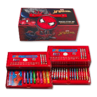 סט יצירה בקומות עם מגירה ספיידרמן - SPIDERMAN