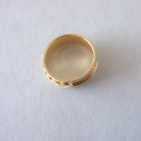 טבעת נישואין שיבולת חיטה מזהב 14K