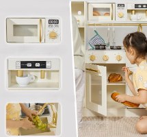 מטבח לילדים מעץ דניאל W10C965 מאת בית העץ