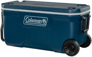 צידנית אקסטרים עם גלגלים 94 ליטר צבע כחול | Coleman Xtreme 94L | מקט 2000037216 |קפיץ קפוץ