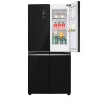 LG מקרר 4 דלתות דגם GRB608BDID זכוכית שחורה