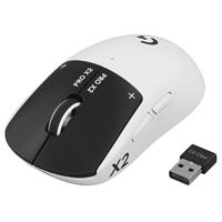עכבר גיימינג אלחוטי Logitech PRO X2 Superstrike Lightspeed לבן/שחור