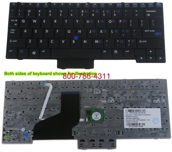 החלפת מקלדת למחשב נייד HP/COMPAQ 2710 / 2710P Keyboard