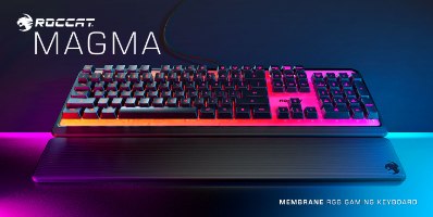 מקלדת גיימינג Roccat Magma Membrane RGB