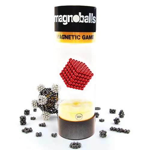 מגנובול - 216 כדורים מגנטים אדום - Magnoballs