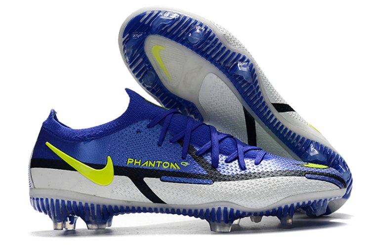 נעלי כדורגל Nike Phantom GT II Dynamic Fit Elite DF FG כחול צהוב