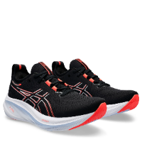 ASICS GEL NIMBUS 26 MEN BLACK TRUE RED ג'ל נימבוס 26 לגברים שחור משולב אדום