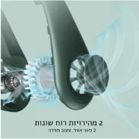 מאוורר צוואר מקצועי נייד לקיץ