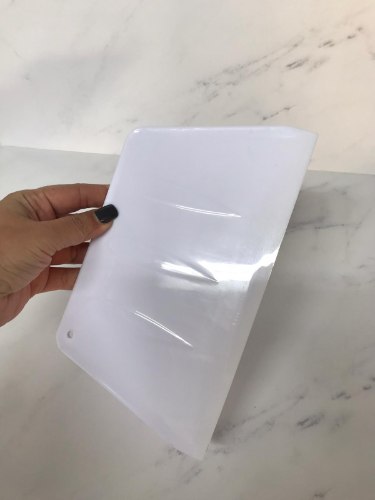 קלף פלסטיק 25 ס"מ- לבן