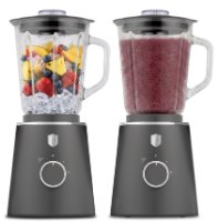 בלנדר זכוכית 1.5 ליטר Berlinger Haus BH9820 1000W – שני בלנדרים עם מיכלי זכוכית אחד מכיל פירות וקרח והשני שייק פירות